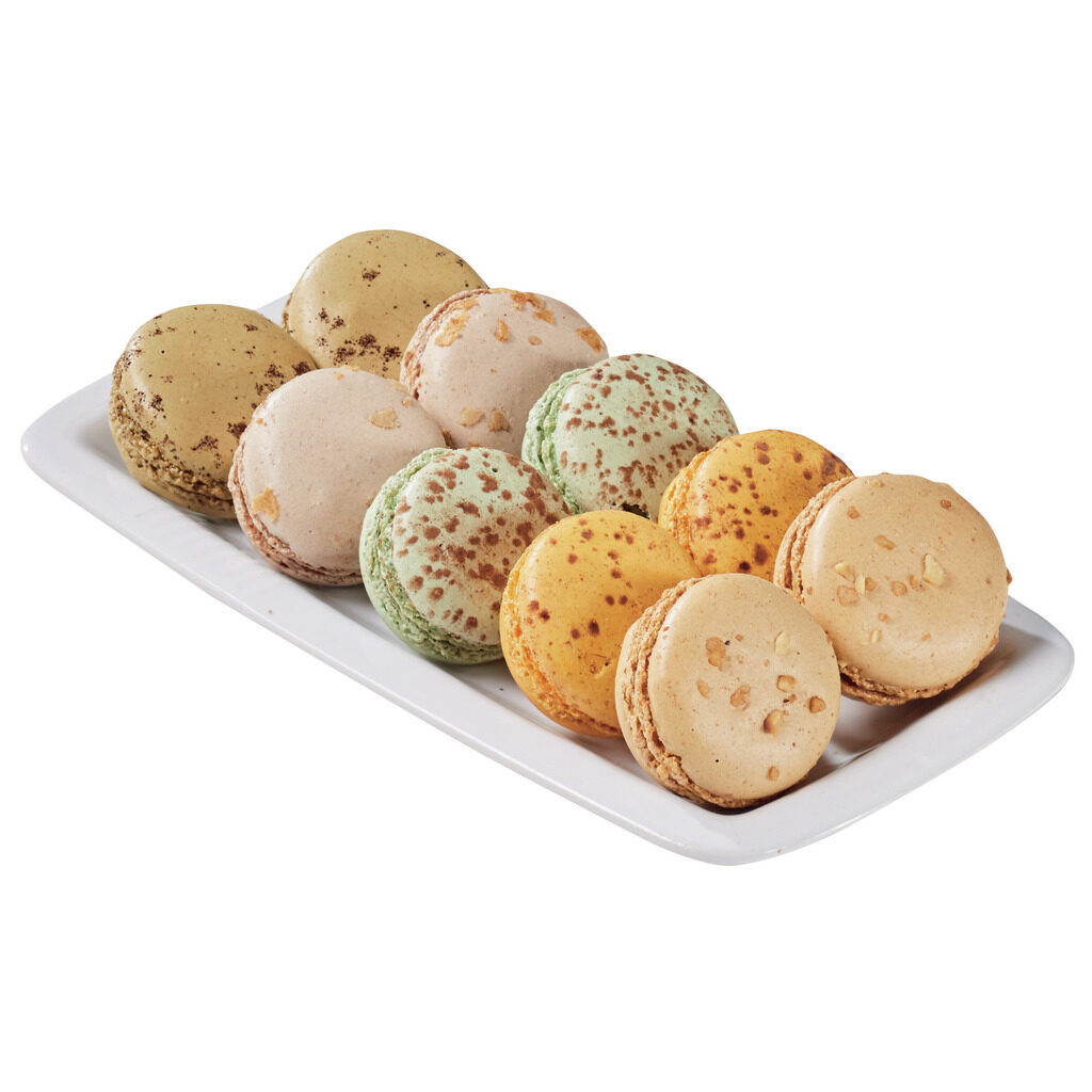 Assortiment macarons chocolatés