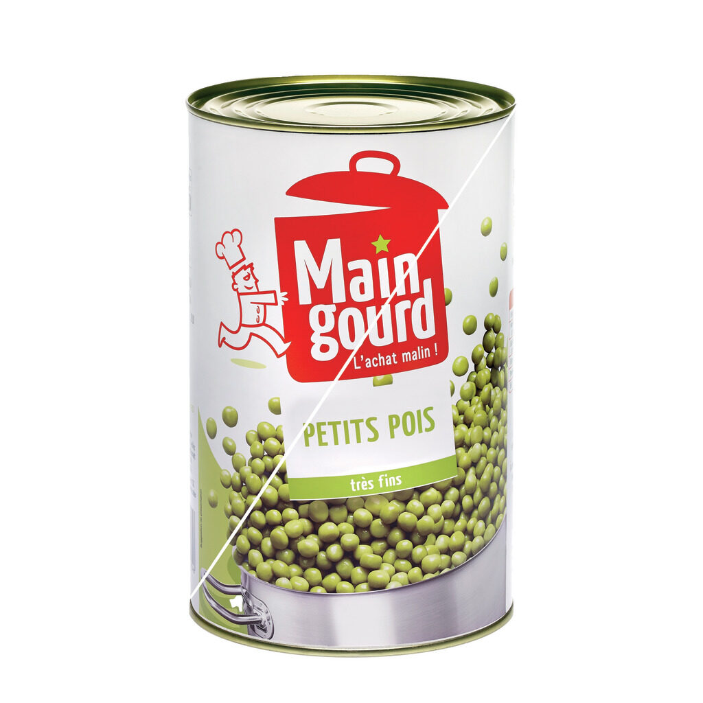 Petits pois étuvés très fins