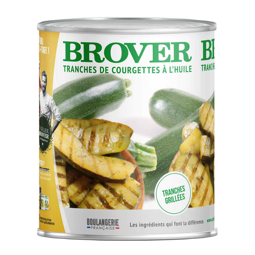 Courgettes grillées à l’huile