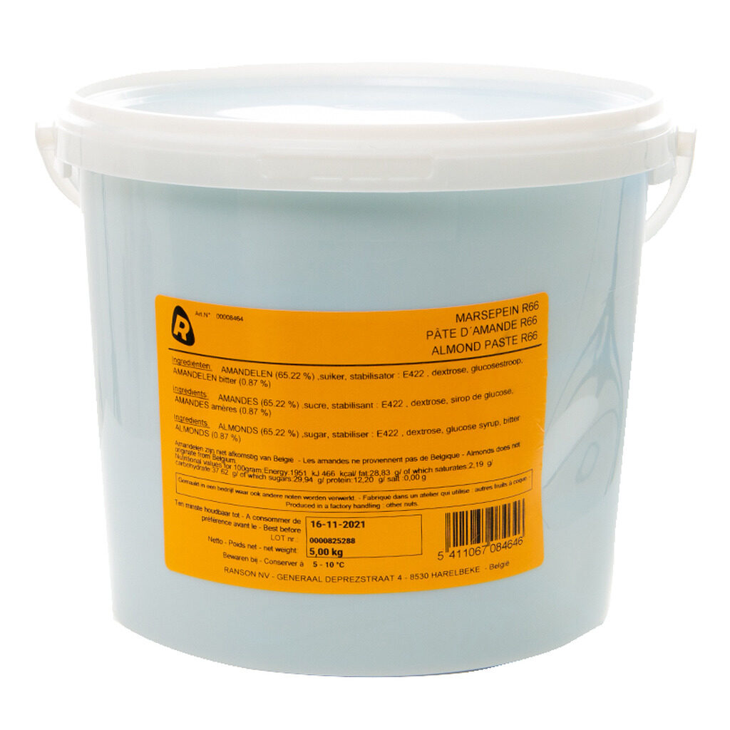 Pâte d'amande blanche 66%