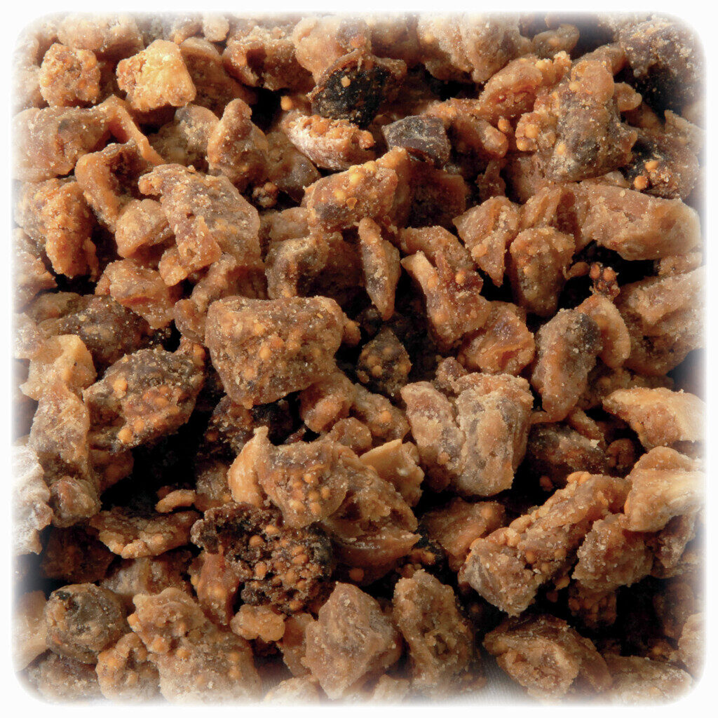 Cubes de figues séchées