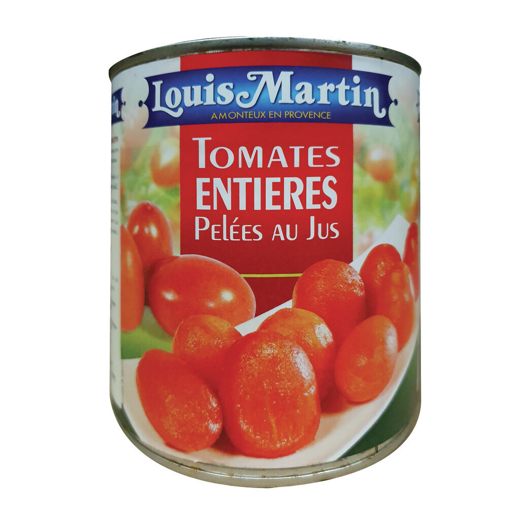 Tomates pelées au jus