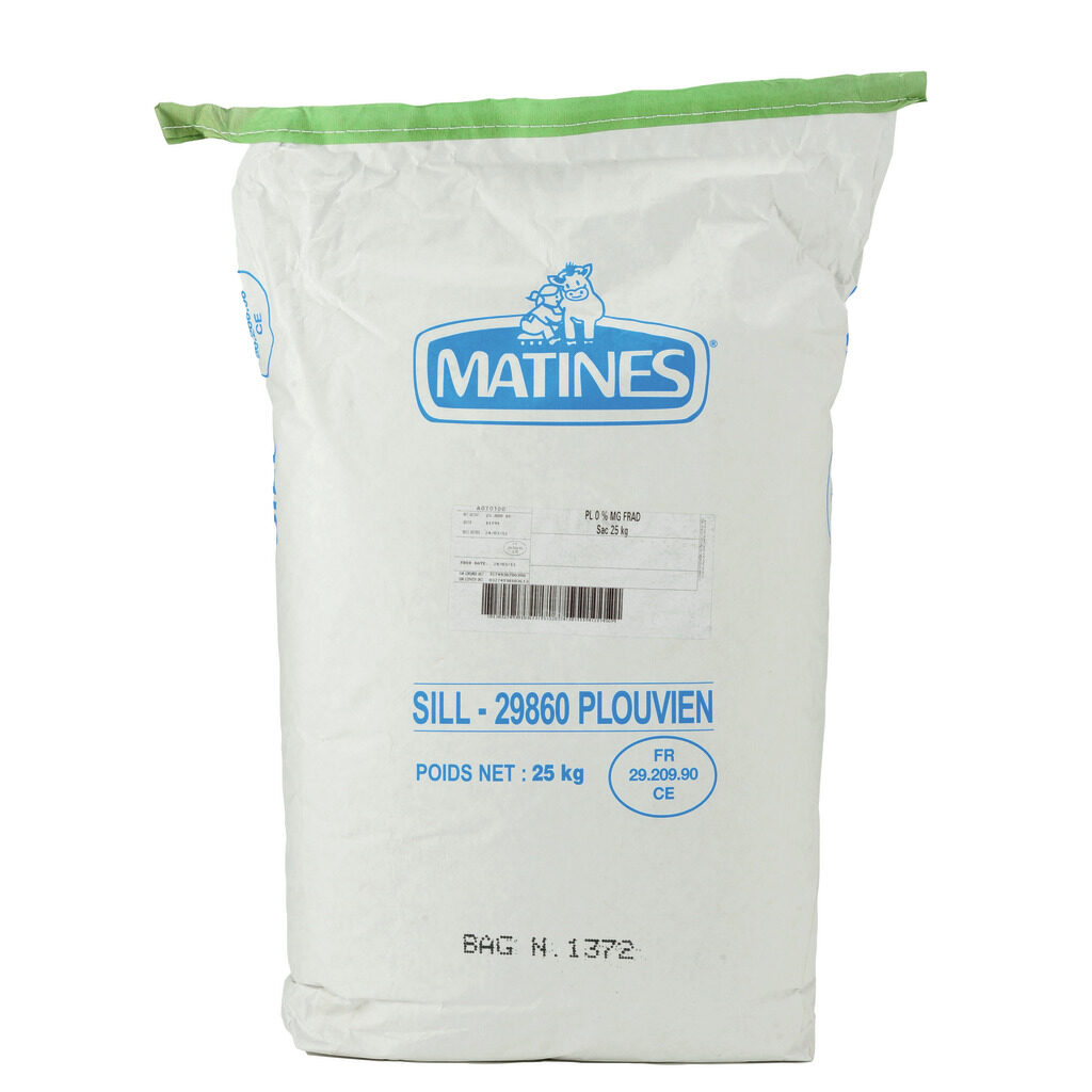 Poudre de lait écrémé 0% M.G.