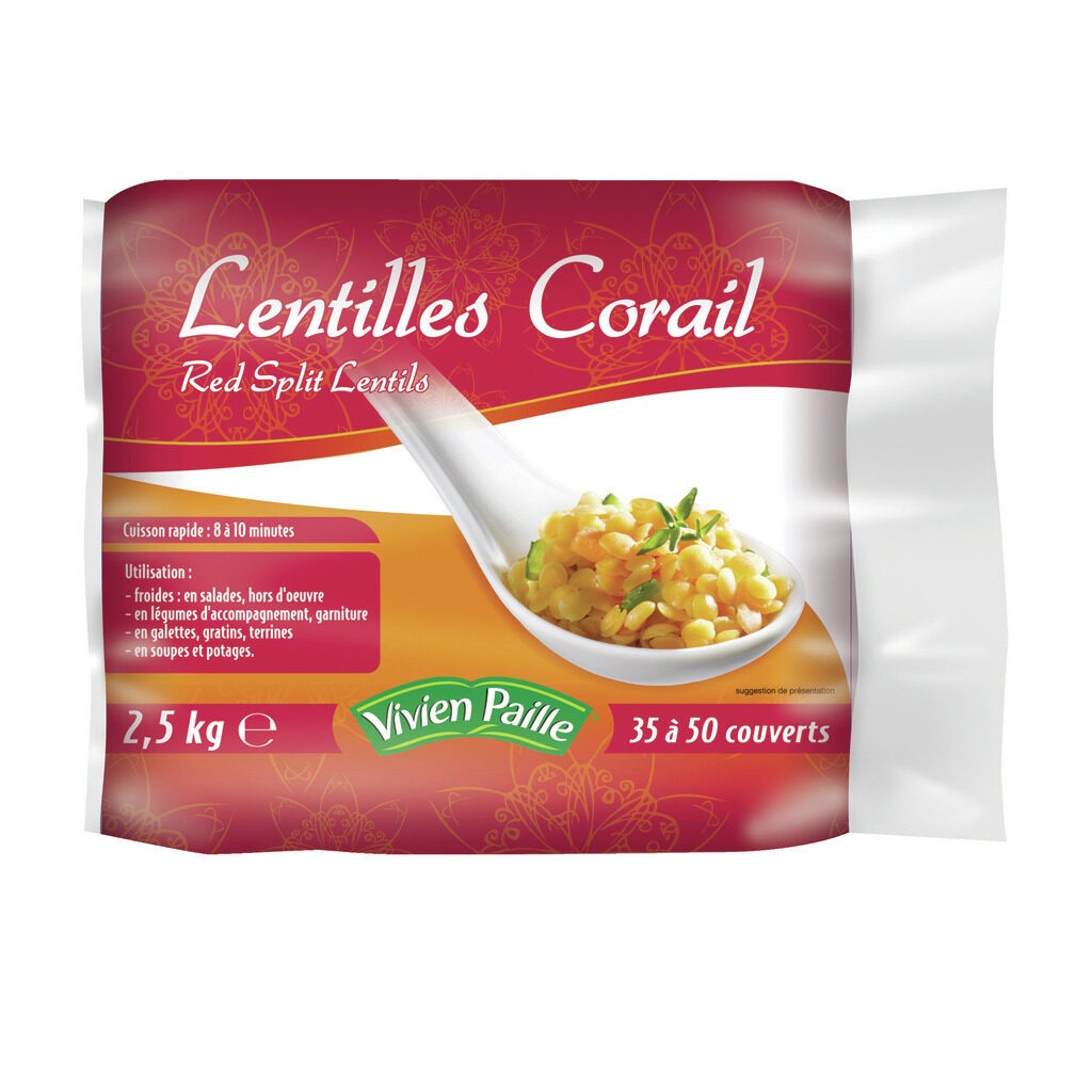 Lentilles corail
