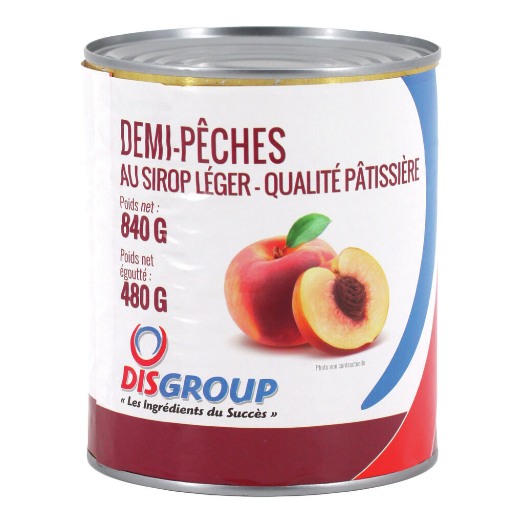 Demi-pêches au sirop