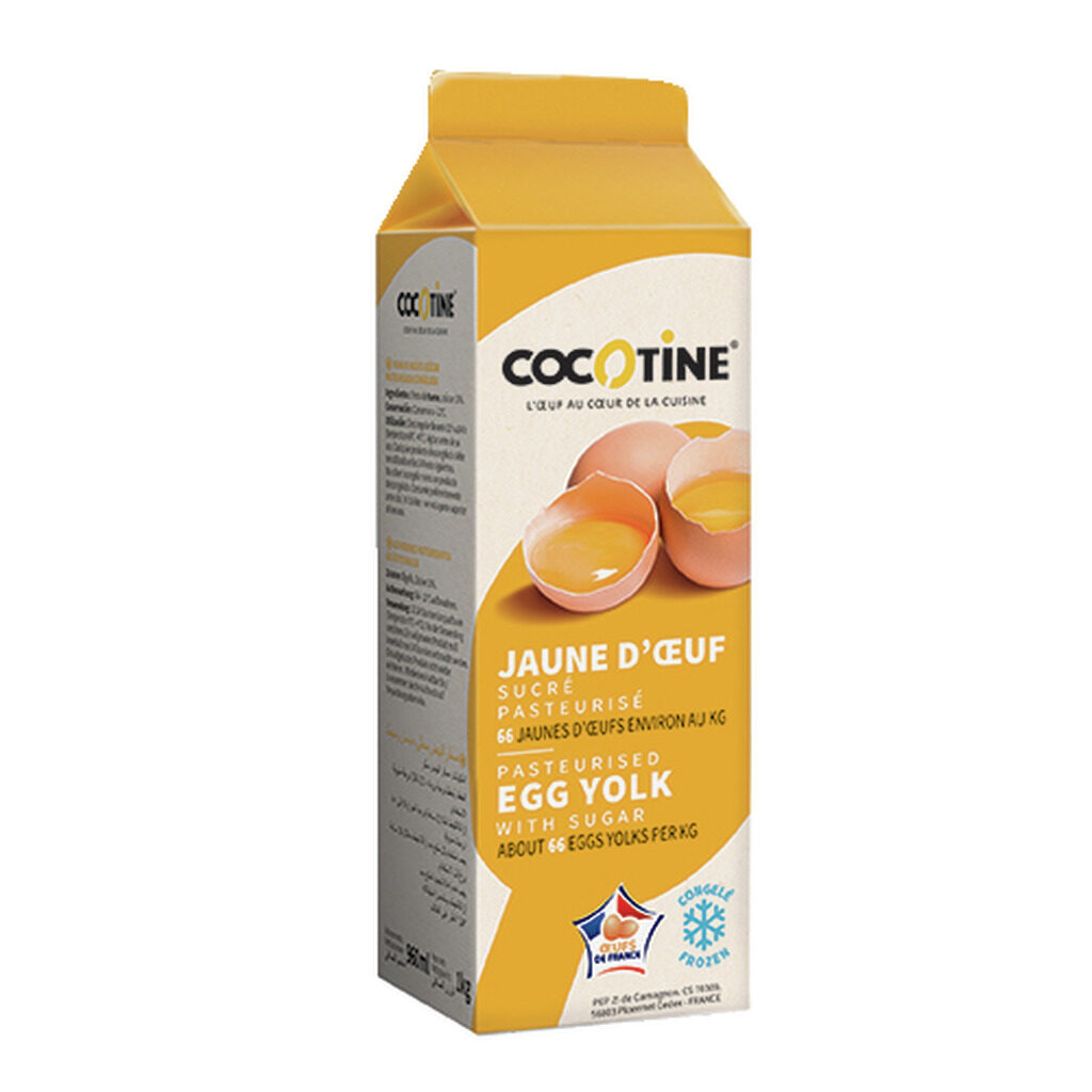 Jaune d’œuf pâtissier sucré 10%
