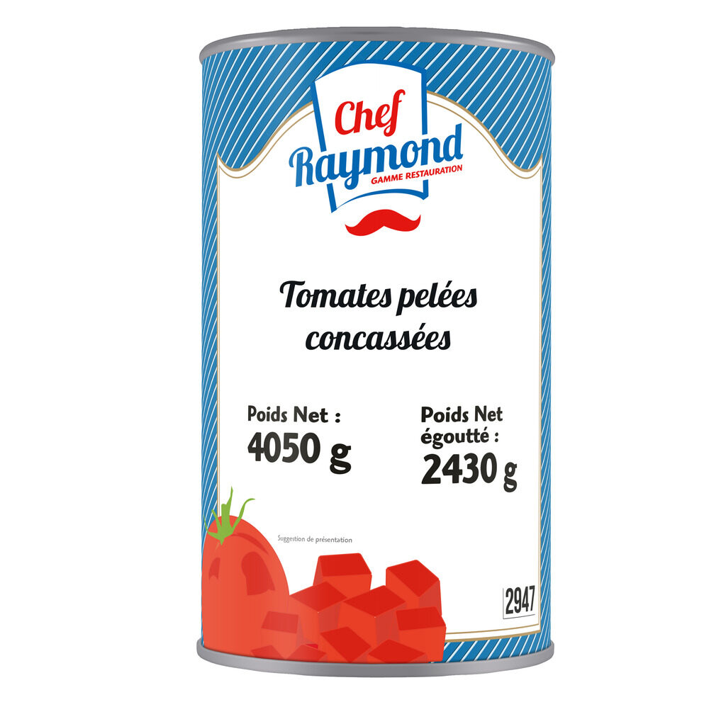 Tomates pelées concassées