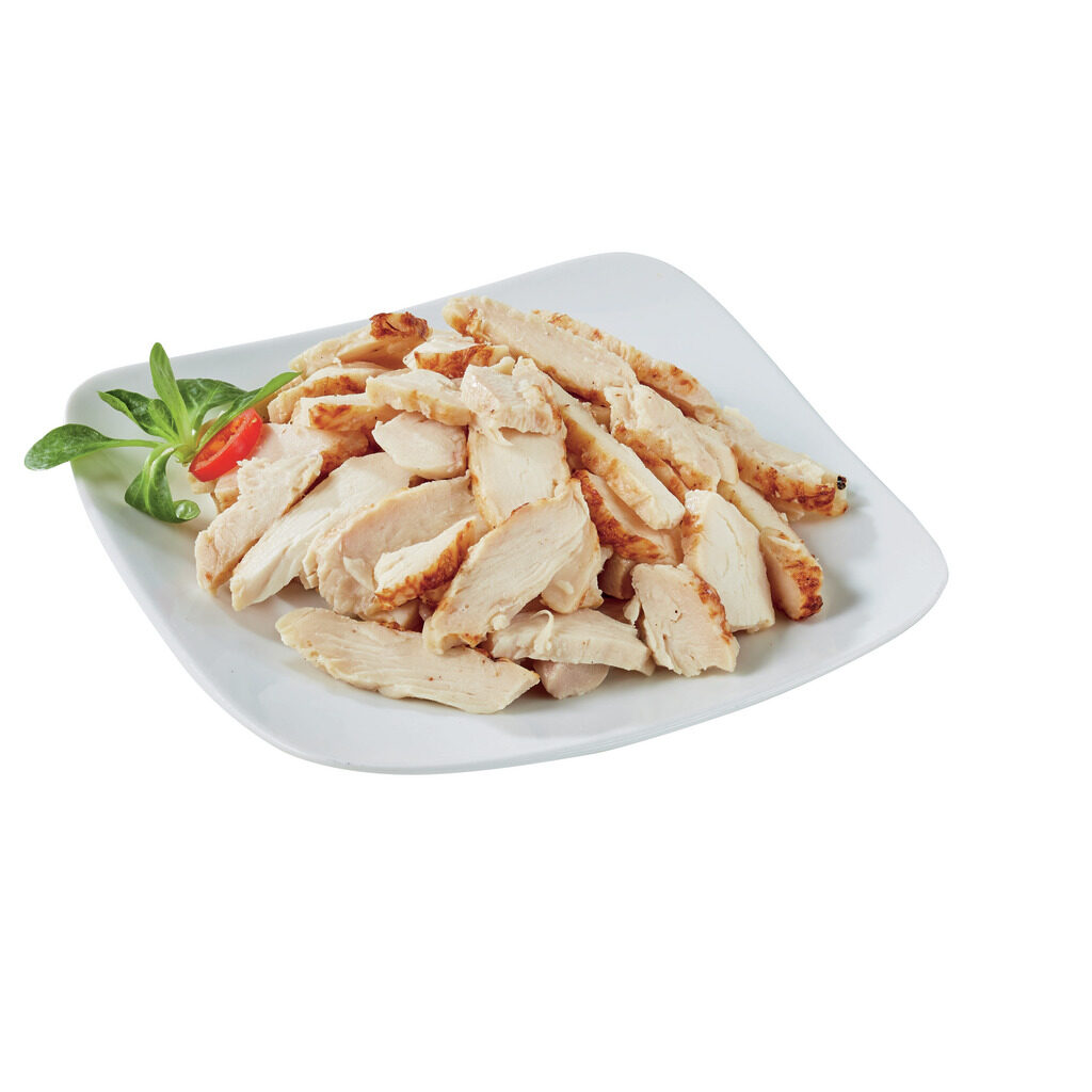 Émincés de filet de poulet rôti