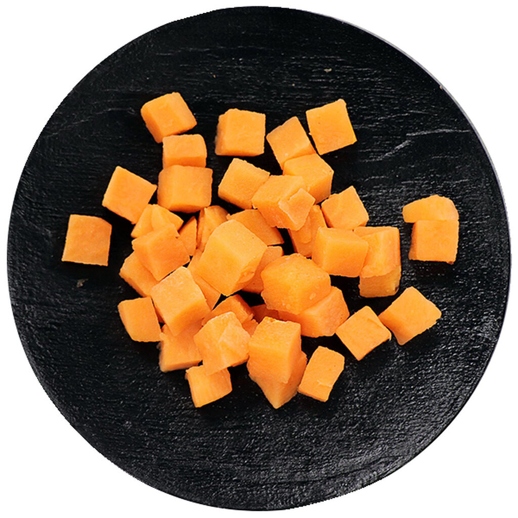 Patates douces cubes