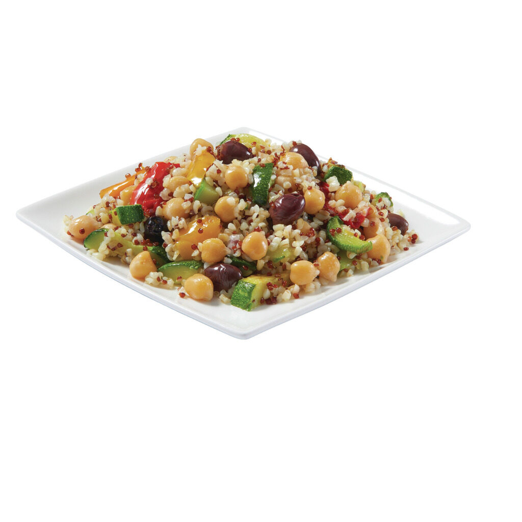 Mélange boulgour, quinoa et légumes