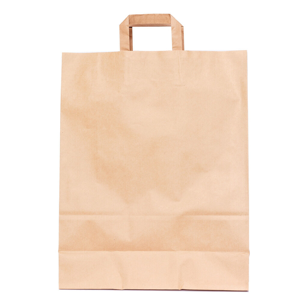 Sac cabas à poignées plates