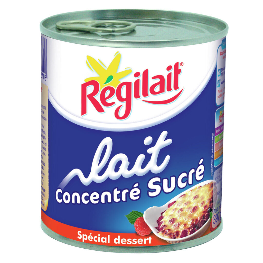Lait concentré sucré 8% M.G.