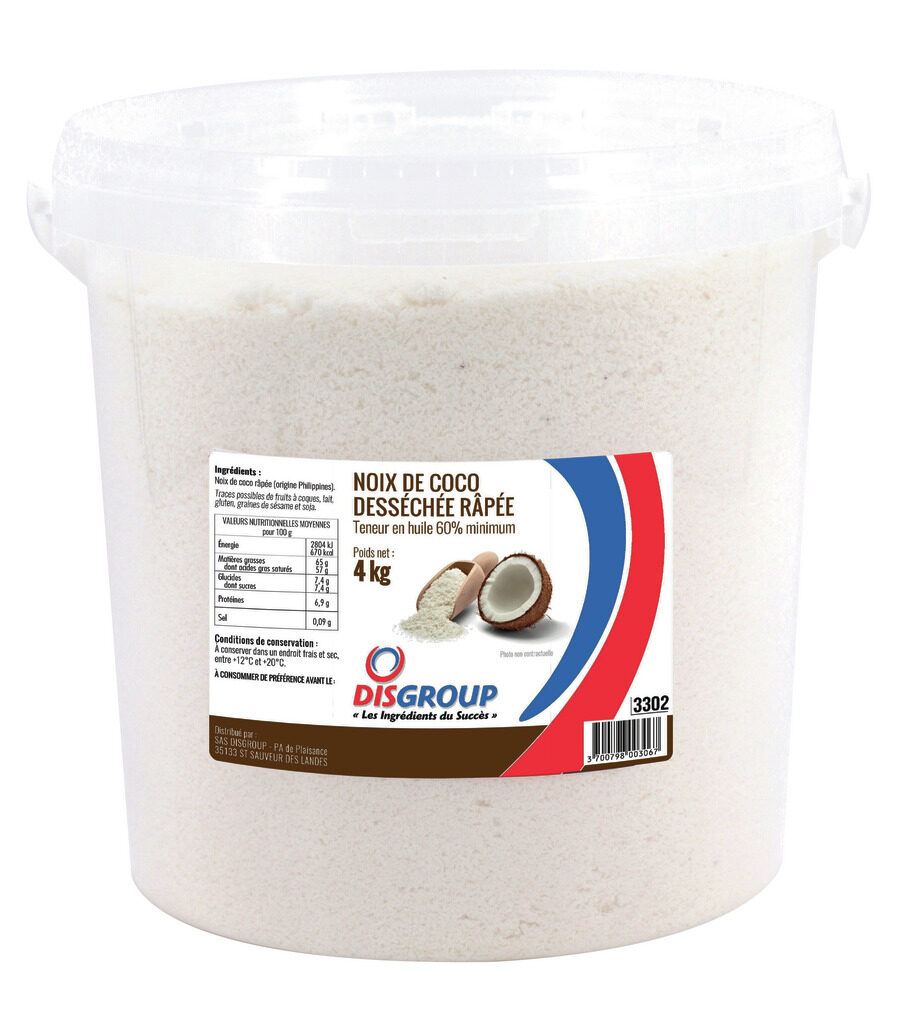 Noix de coco desséchée râpée
