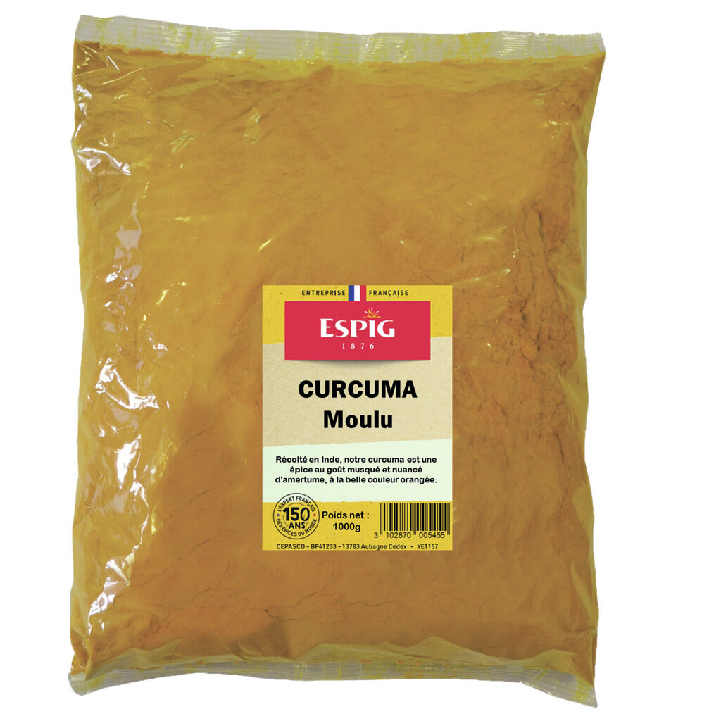 Curcuma moulu