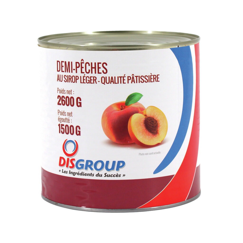 Demi-pêches au sirop