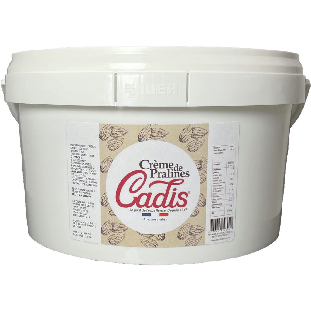 Crème de pralines / amandes 20%