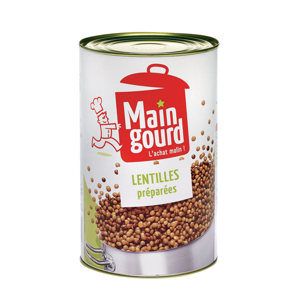 Lentilles préparées