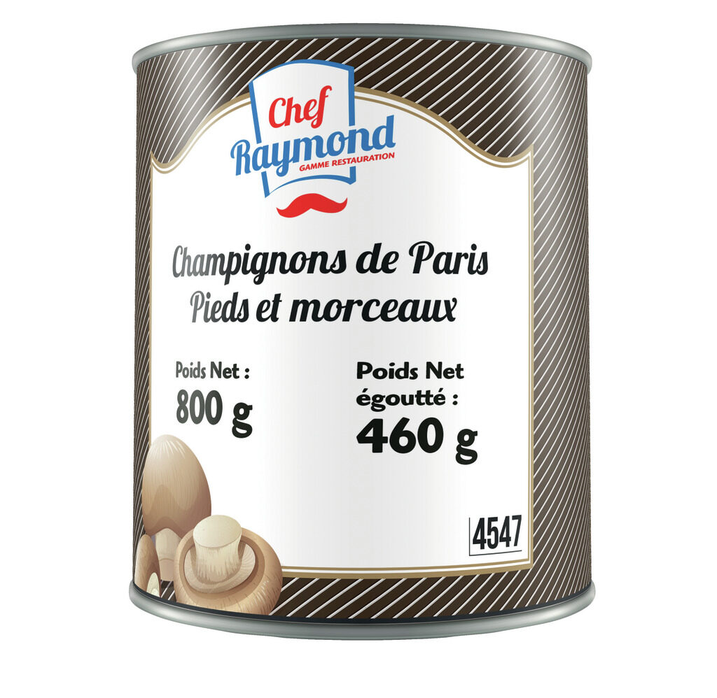 Champignons pieds et morceaux