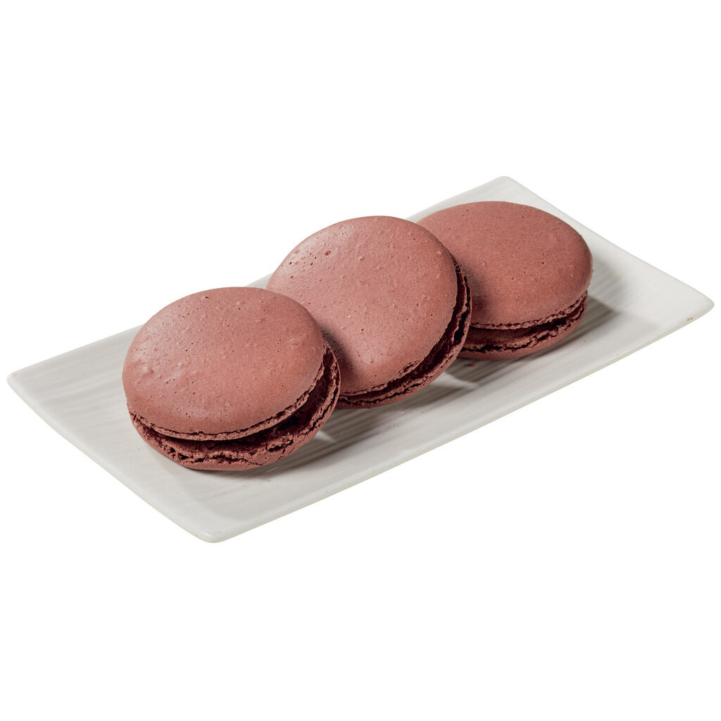 Macaron cœur fondant chocolat