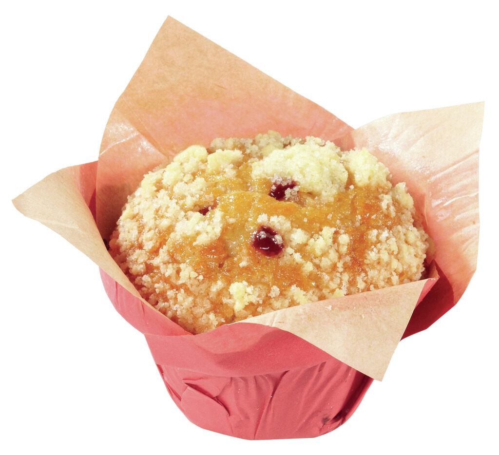 Muffin fourré fruits rouges