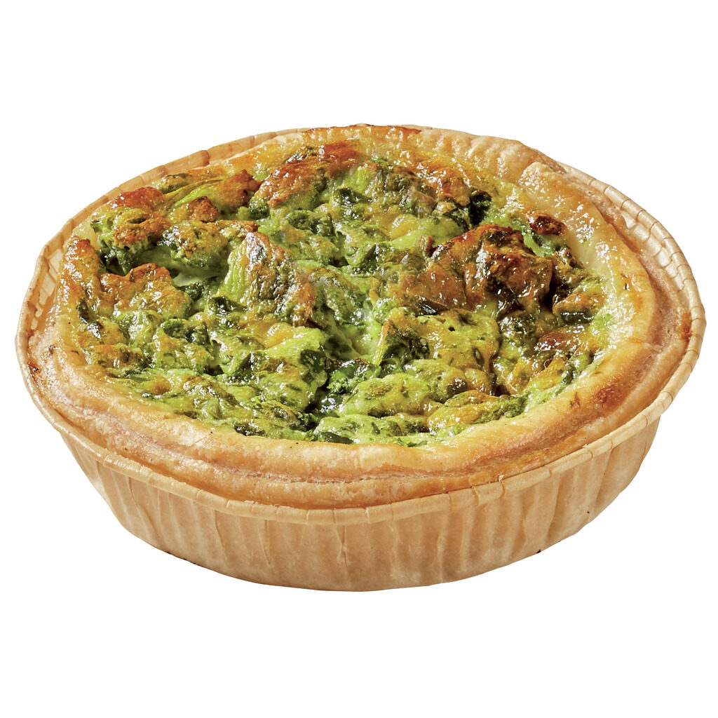 Quiche chèvre épinards