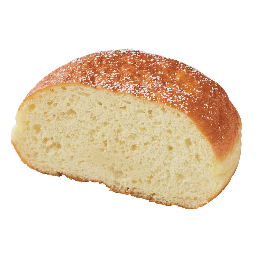 Beignet mascotte rond nature