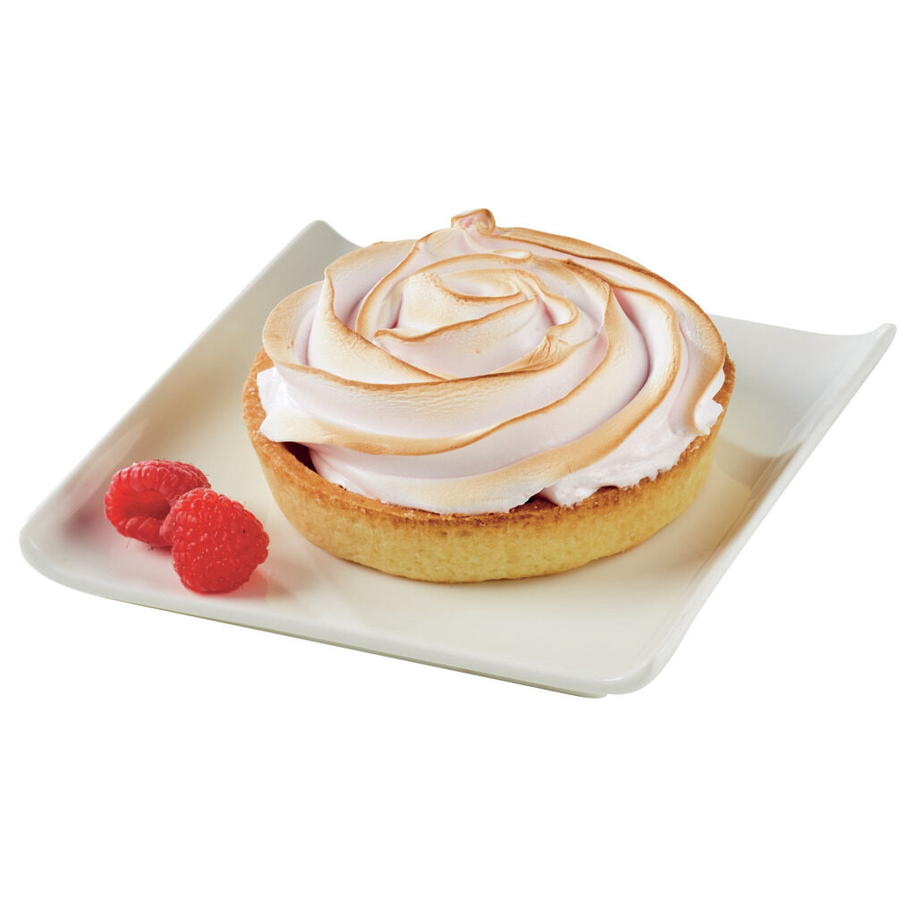 Tartelette framboise meringuée