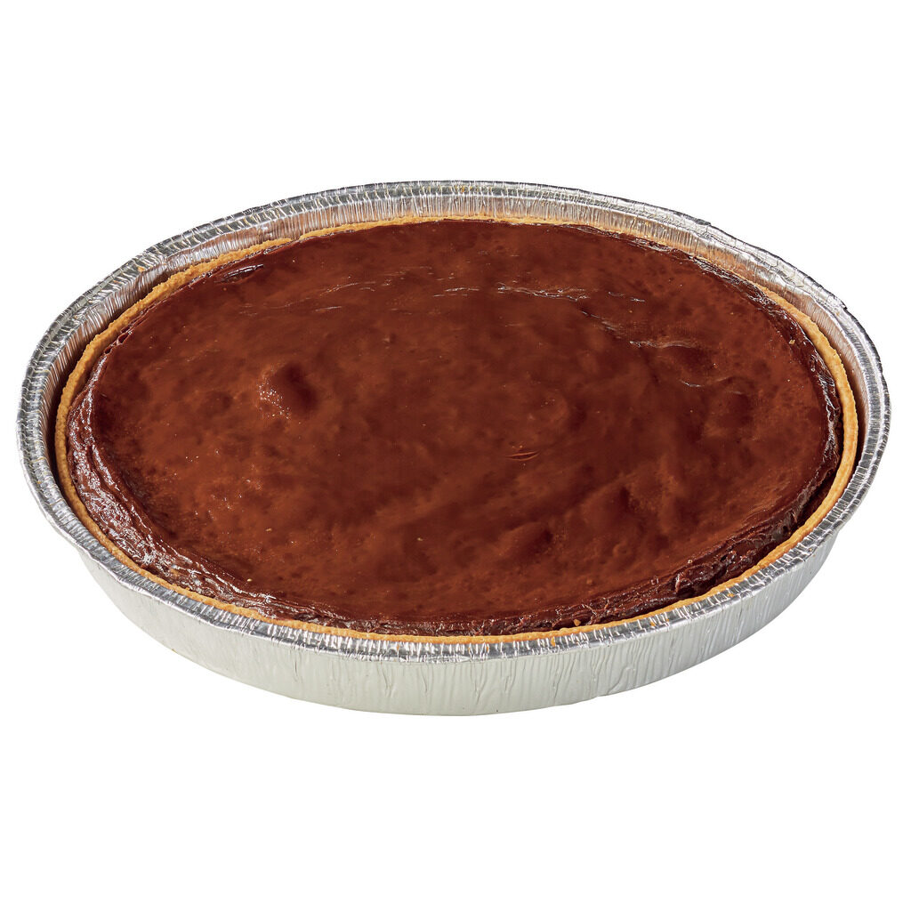 Flan chocolat cru