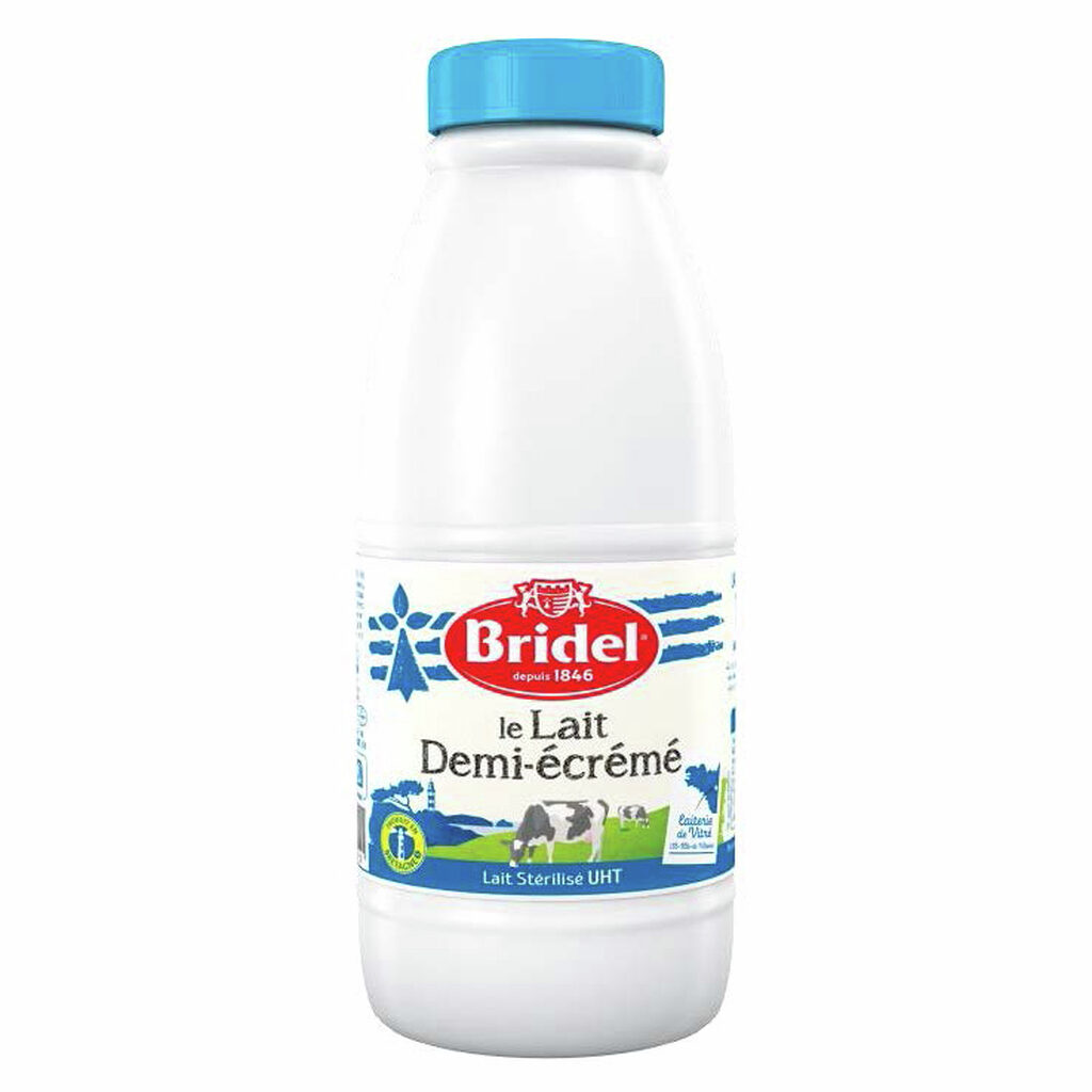 Lait UHT demi-écrémé