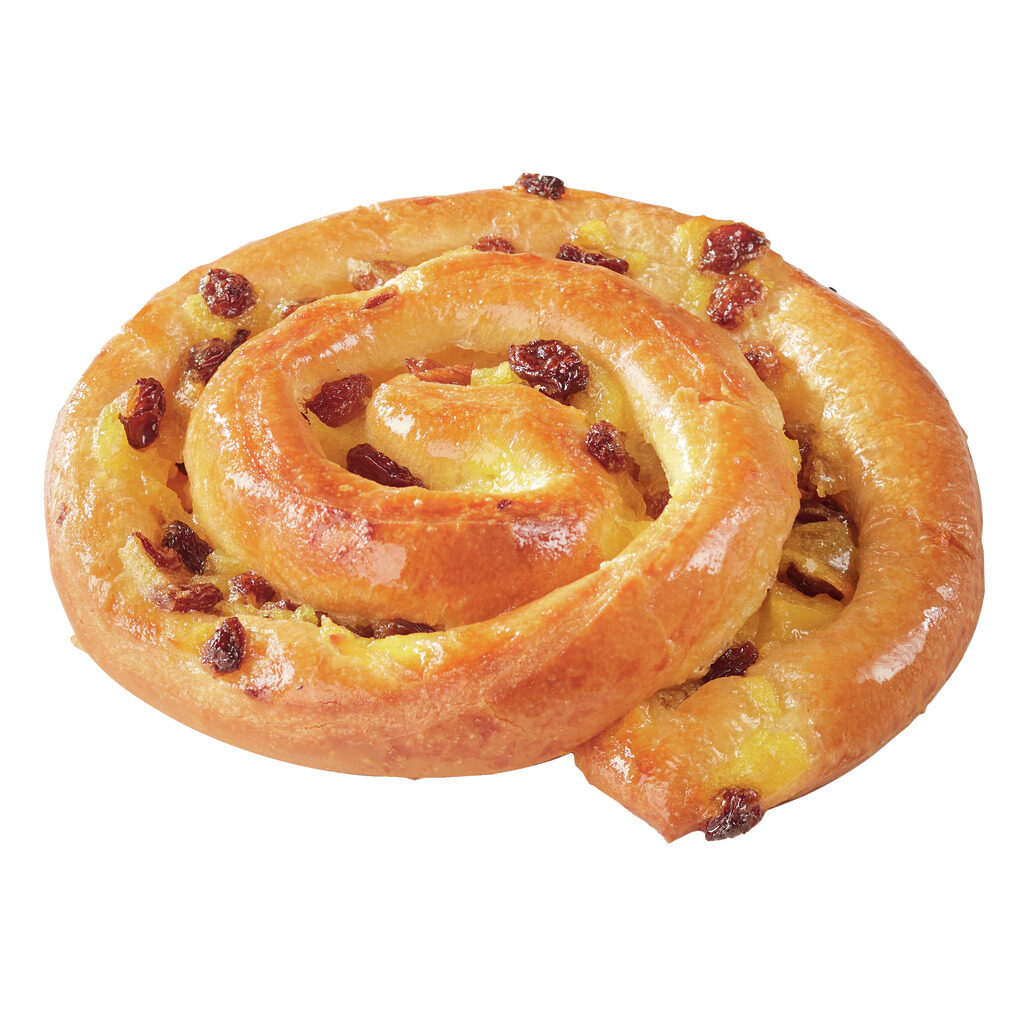 Pain aux raisins brioché