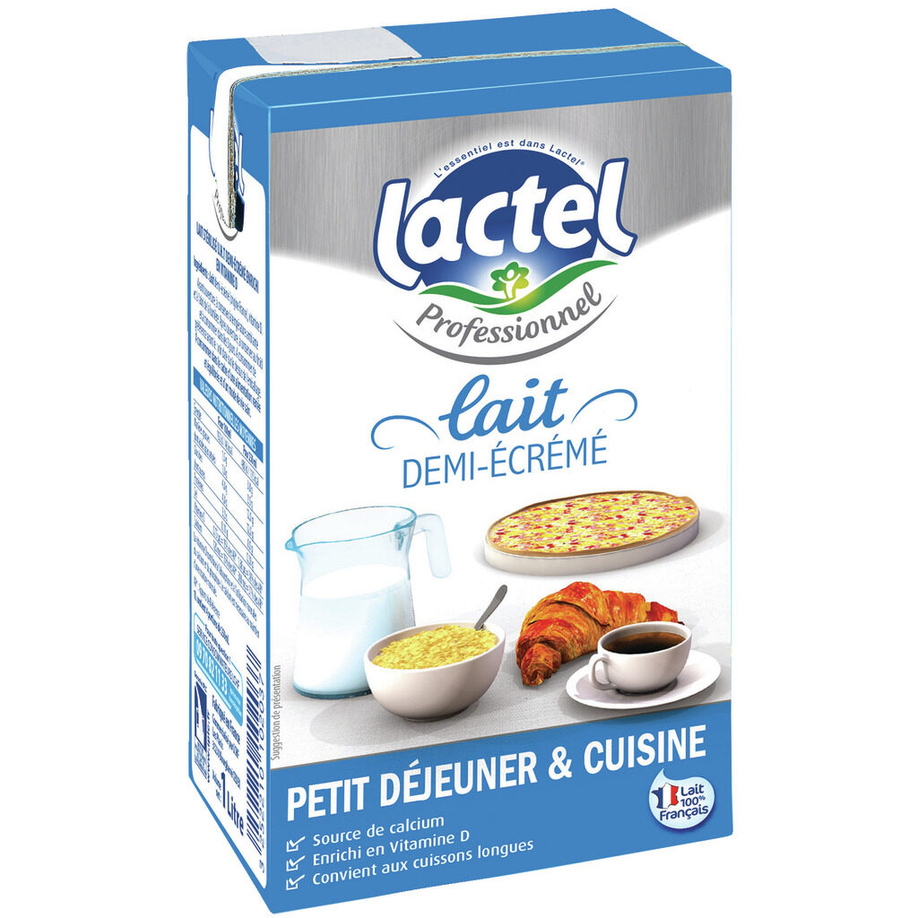 Lait UHT demi-écrémé