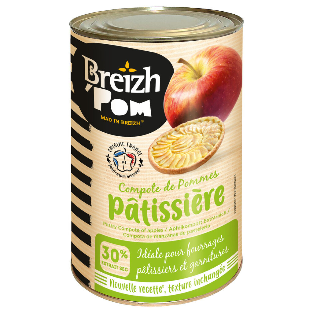 Compote de pommes pâtissière 30%