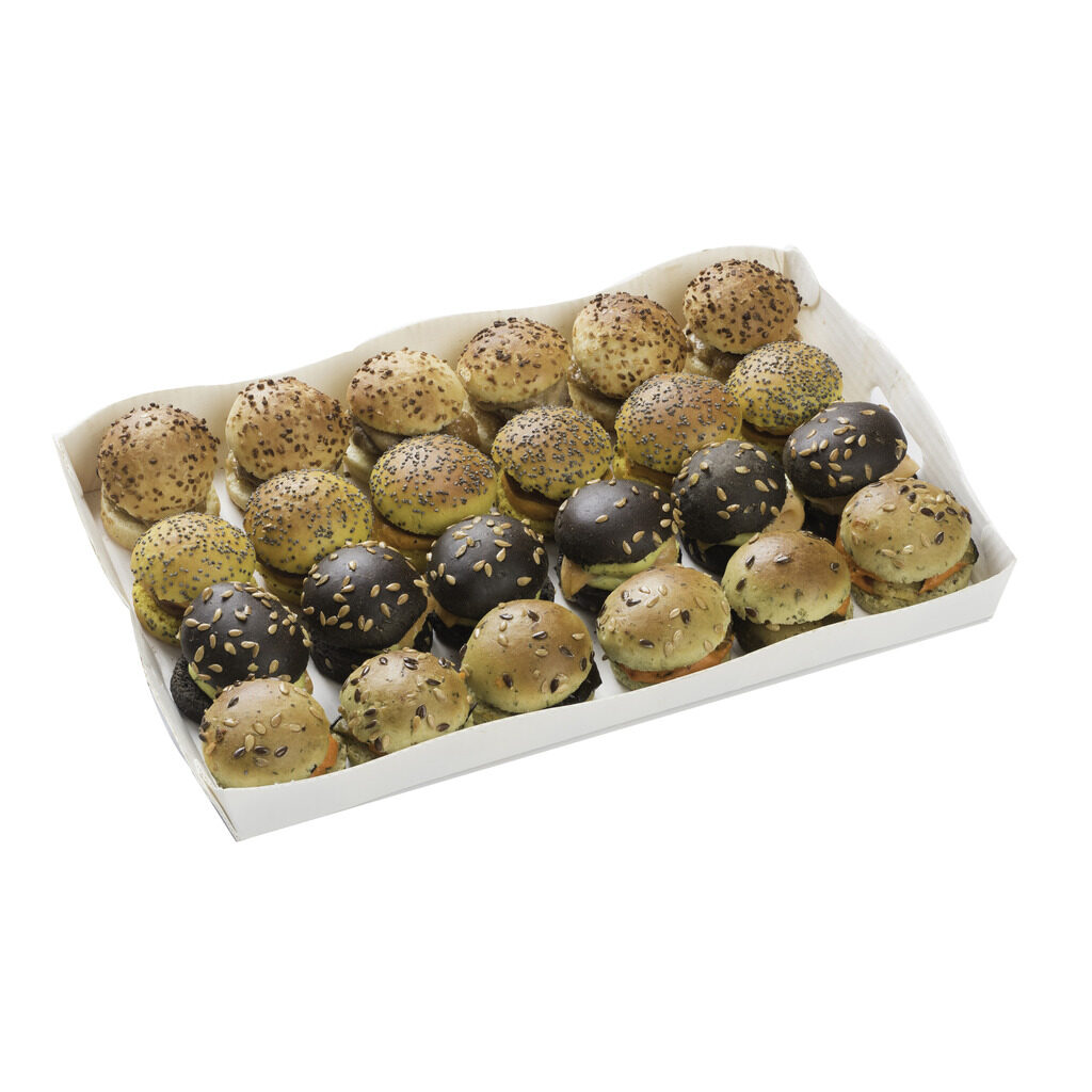 Mini burgers assortis