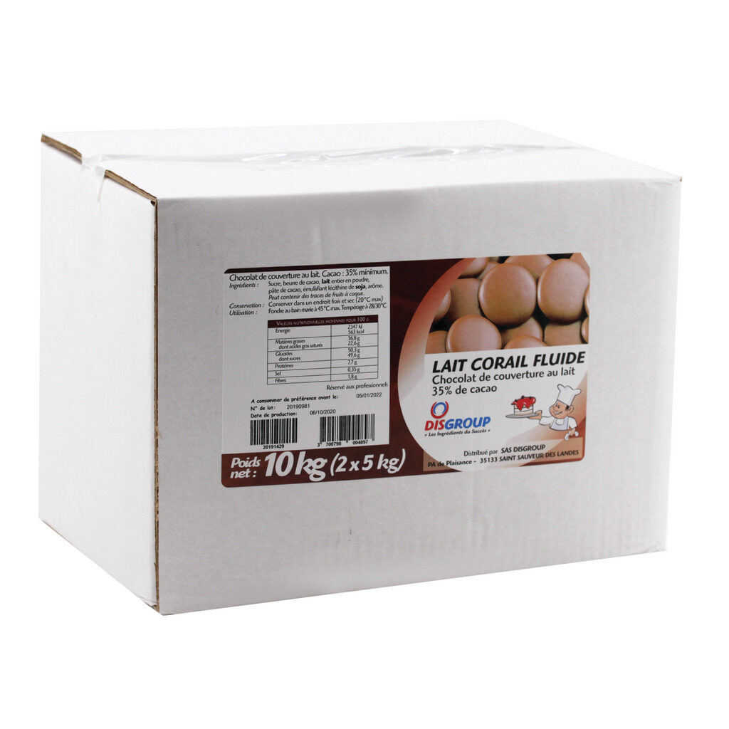 Couverture lait Corail fluide 38%