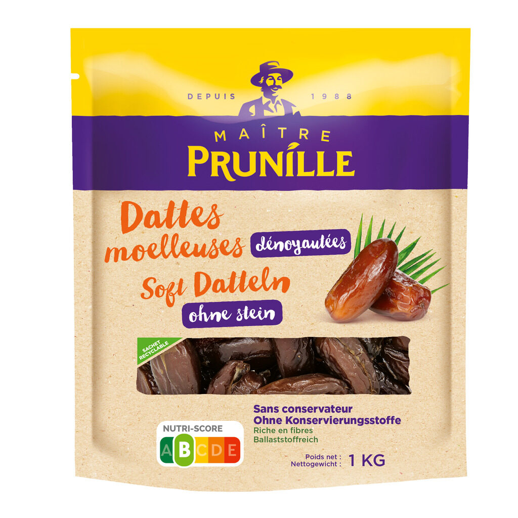 Dattes moelleuses denoyautées