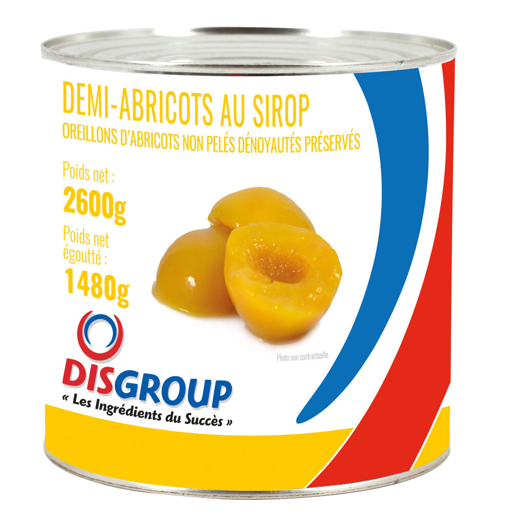 Demi-abricots au sirop