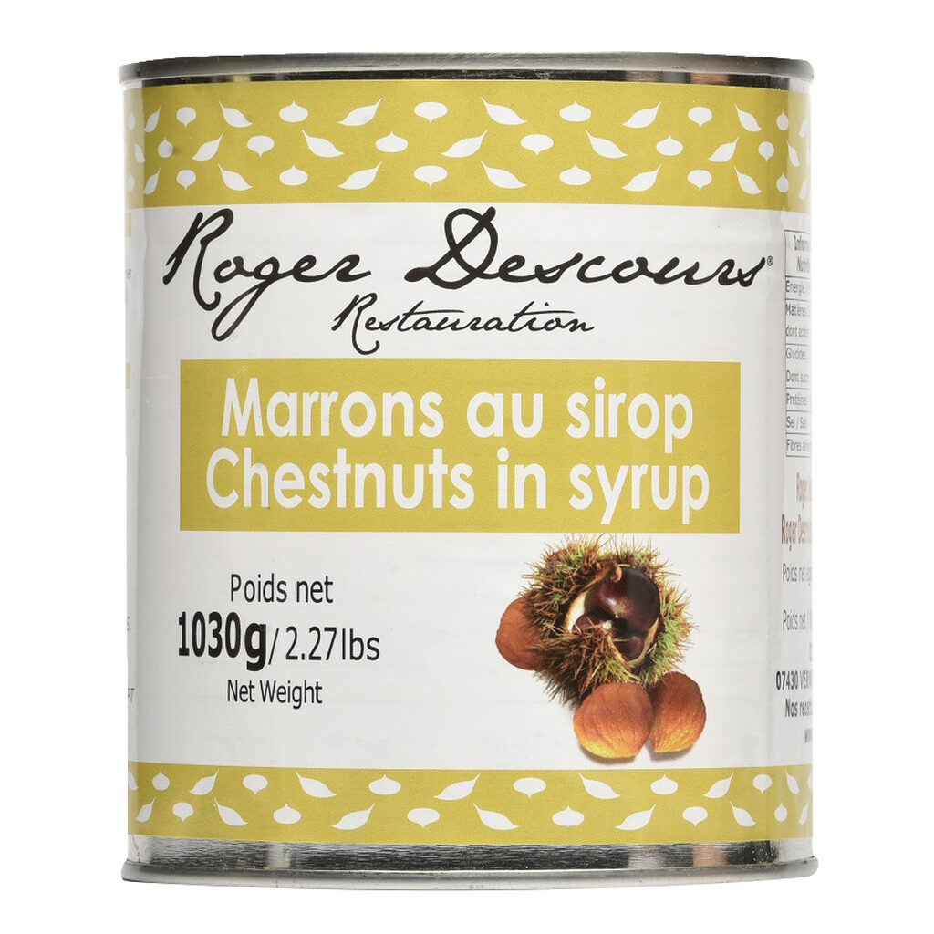 Marrons au sirop