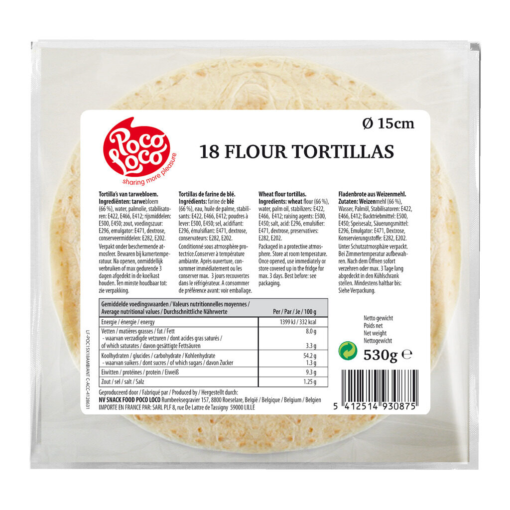 Tortilla wrap nature