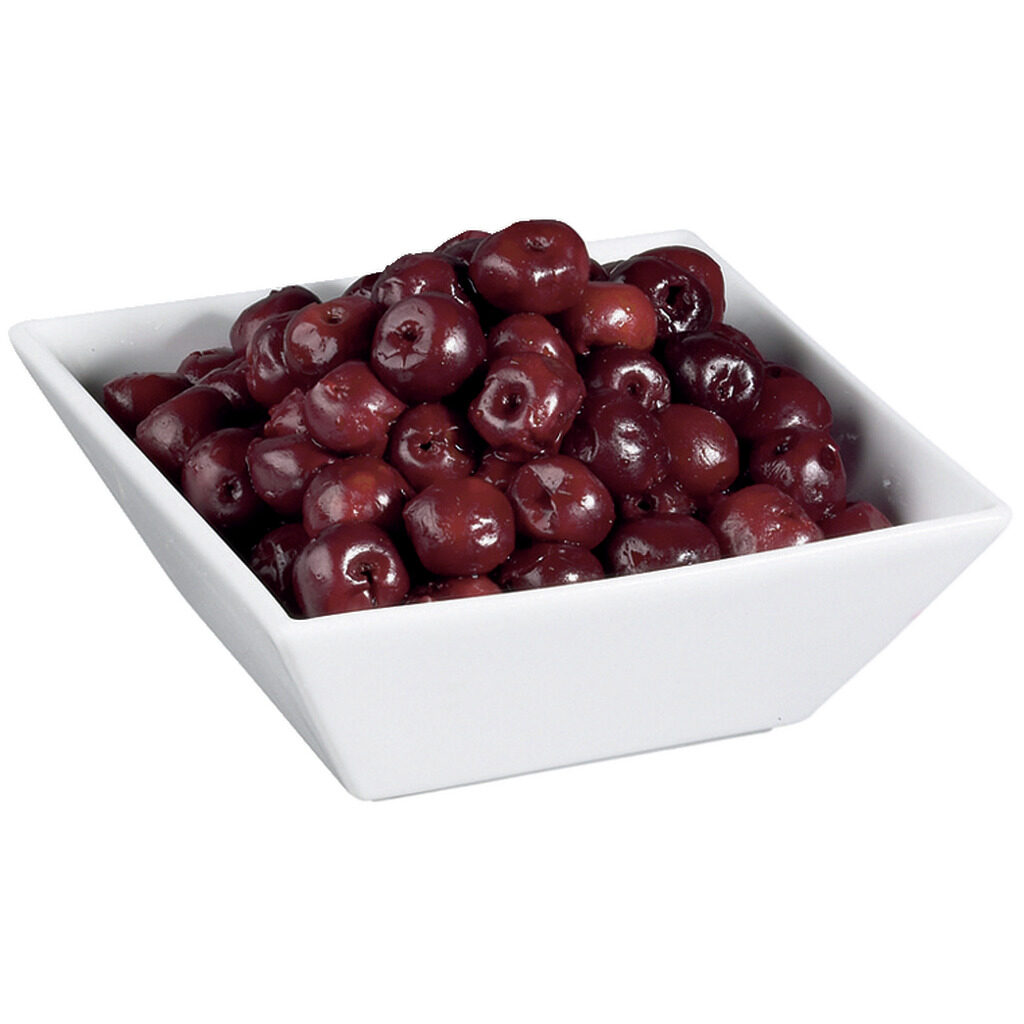Cerises noires dénoyautées