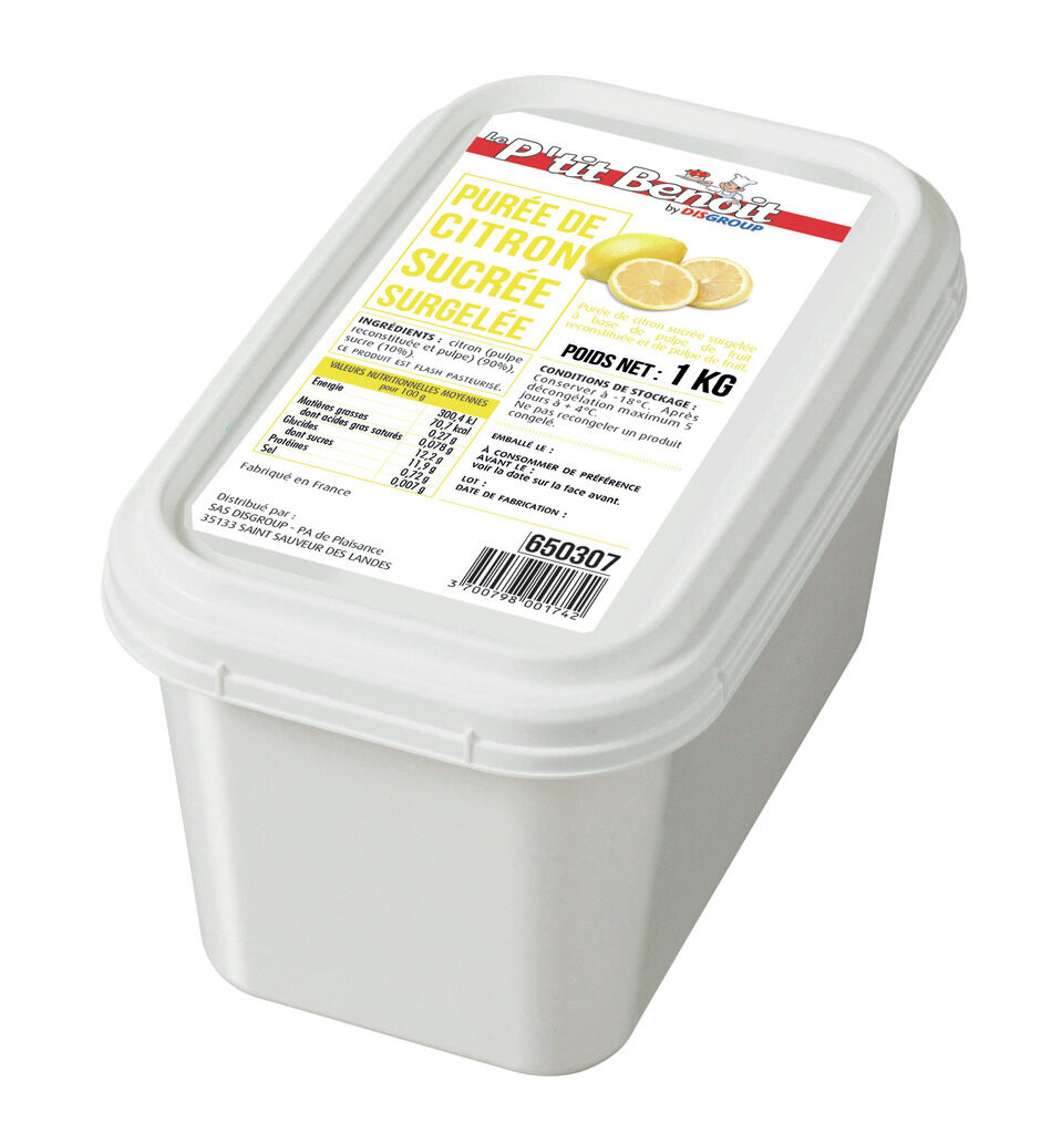 Purée de citron jaune