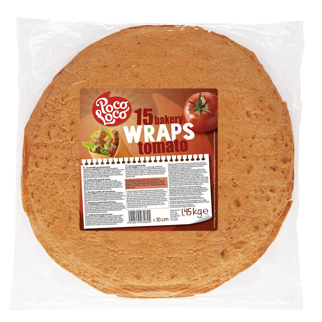 Tortilla wrap tomate