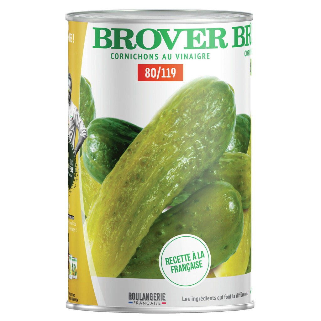 Cornichons pasteurisés au vinaigre