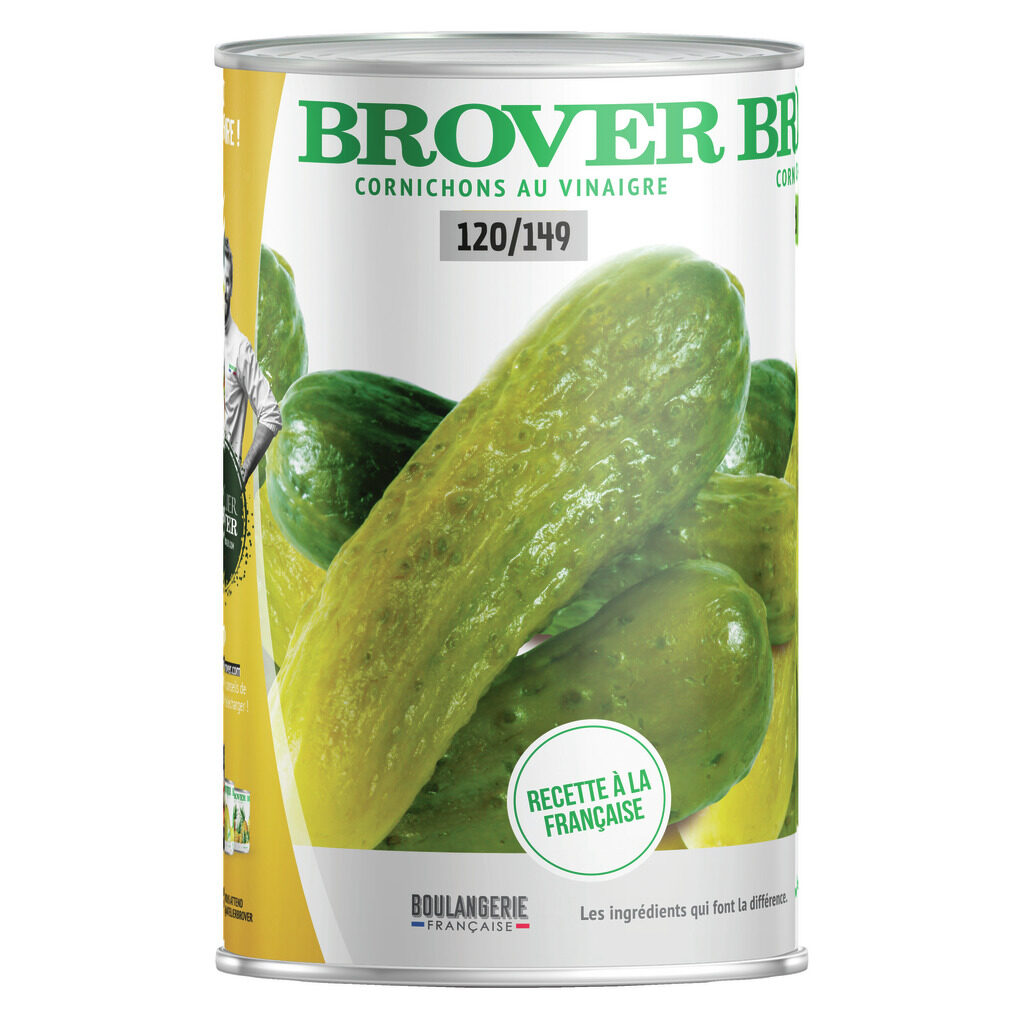 Cornichons pasteurisés au vinaigre