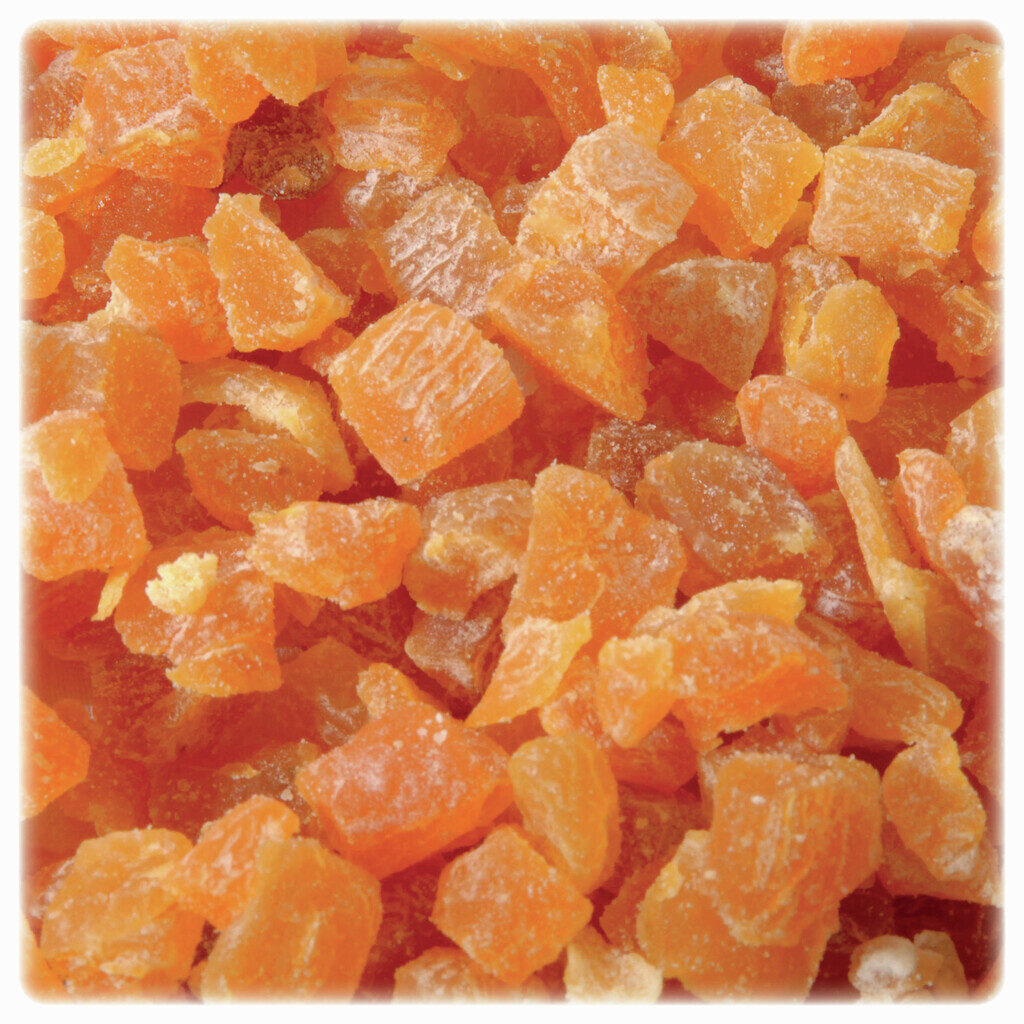 Cubes d'abricots séchés