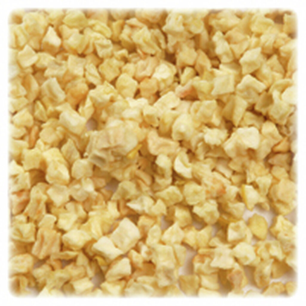 Cubes de pommes séchées