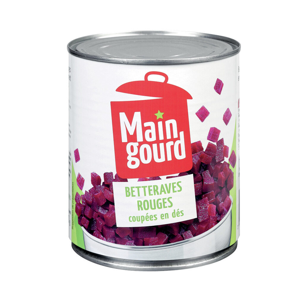 Betteraves rouges en dés