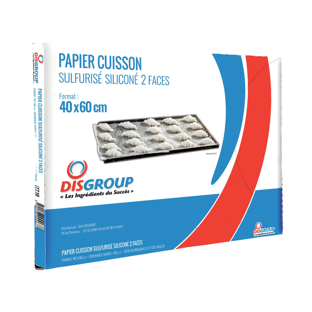 Papier cuisson sulfurisé silliconé 2 faces