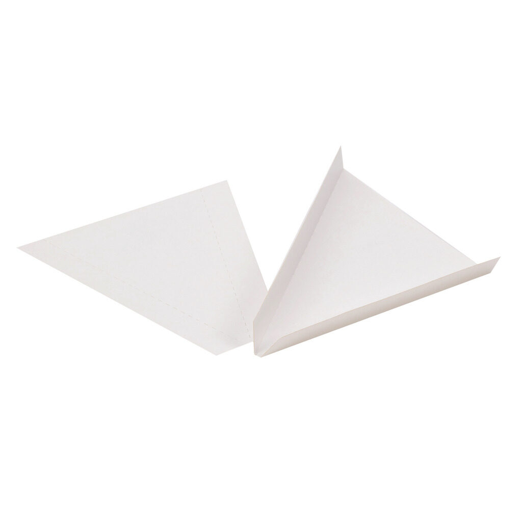 Support triangle rainé
