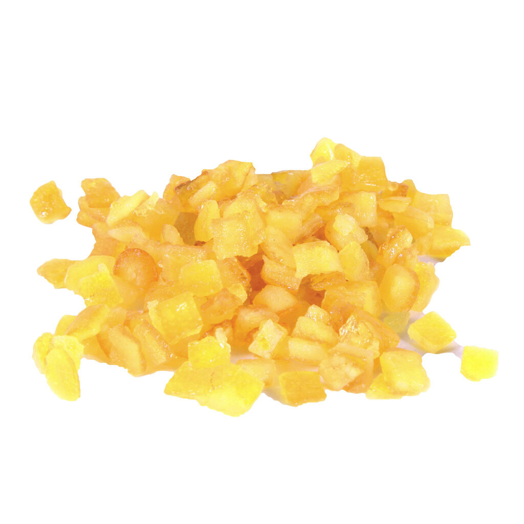 Cubes d'écorces de citron