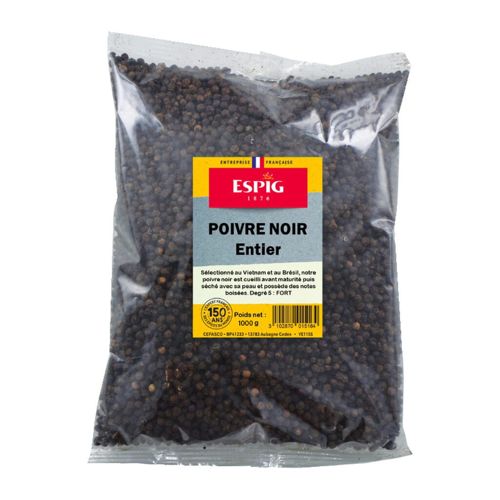 Poivre noir entier